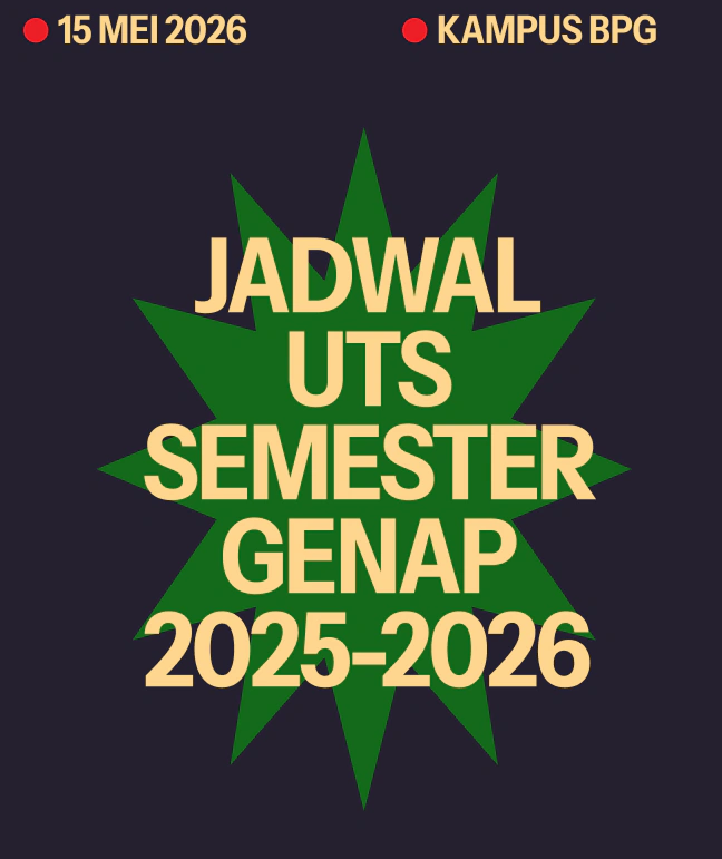 Jadwal UTS Genap 2025-2026